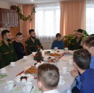 Встреча  с курсантами Новосибирского высшего  военного командного училища