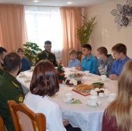 Встреча  с курсантами Новосибирского высшего  военного командного училища